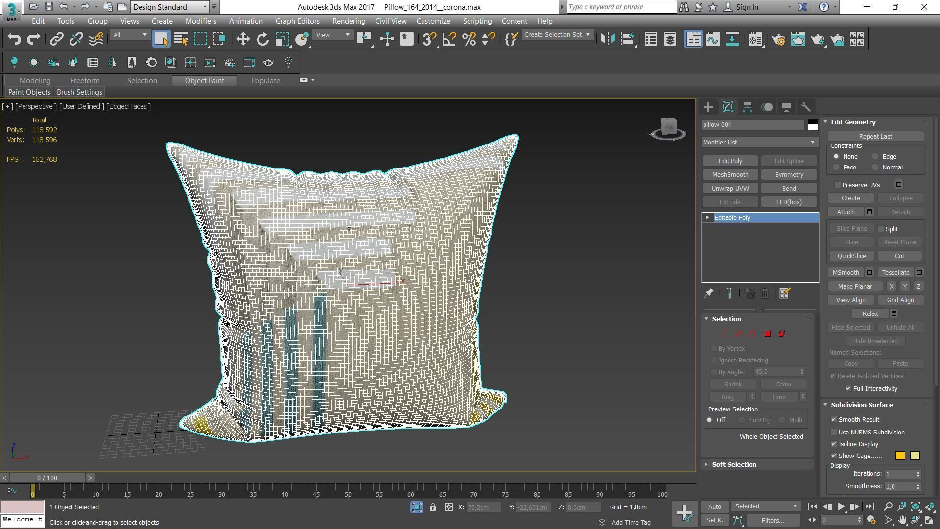 Decorative pillows Houzz set 164 3D model_11
