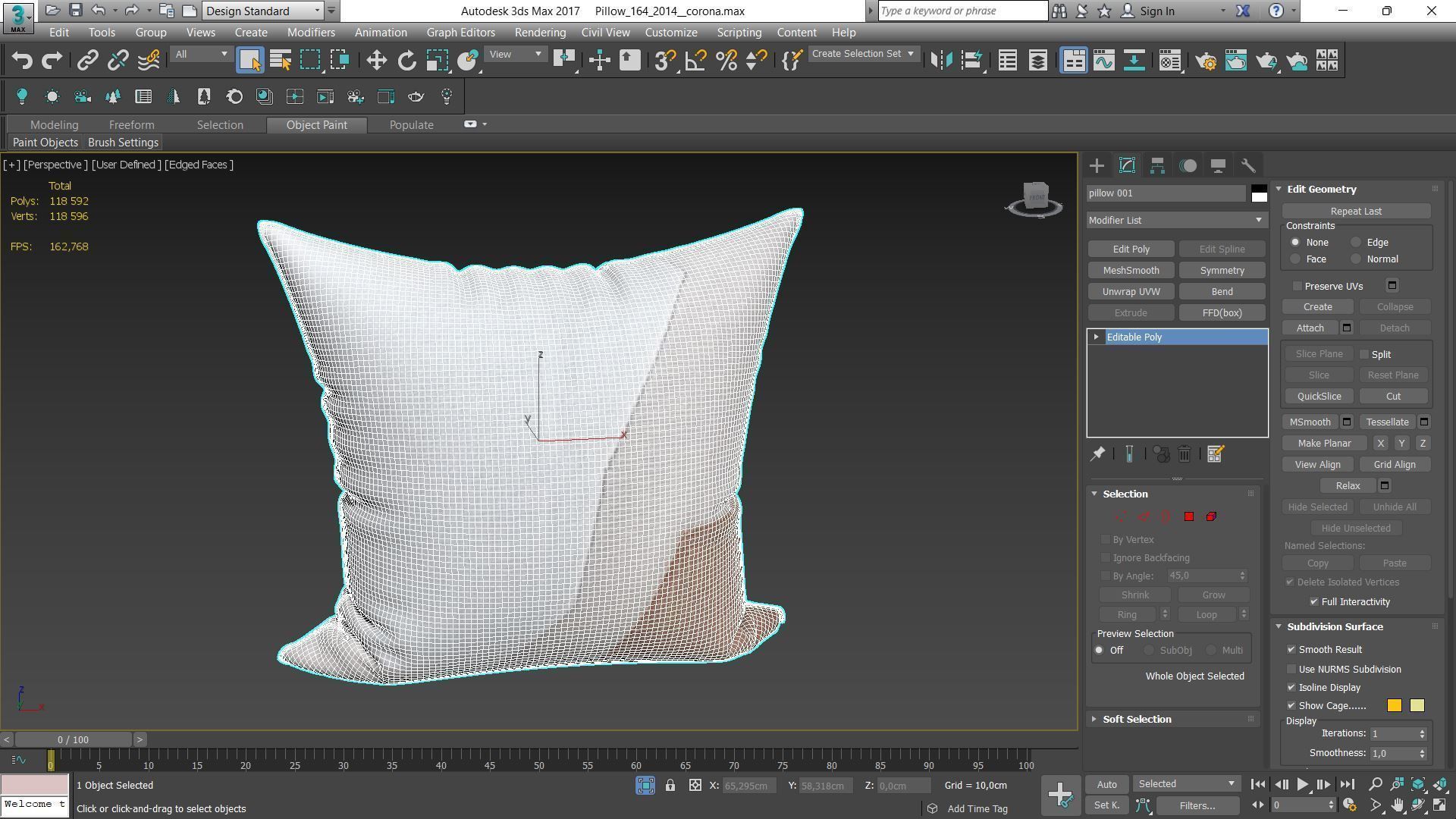 Decorative pillows Houzz set 164 3D model_3