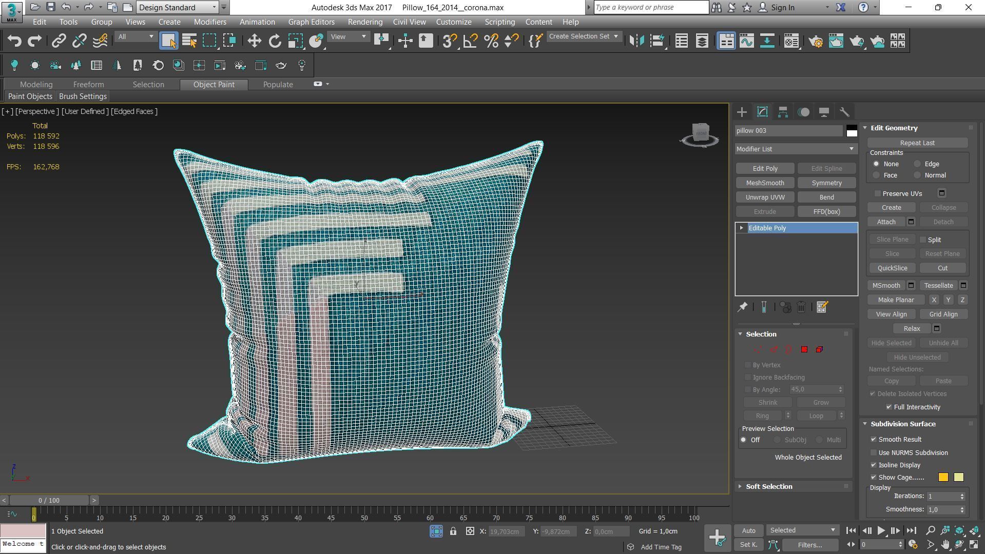 Decorative pillows Houzz set 164 3D model_9