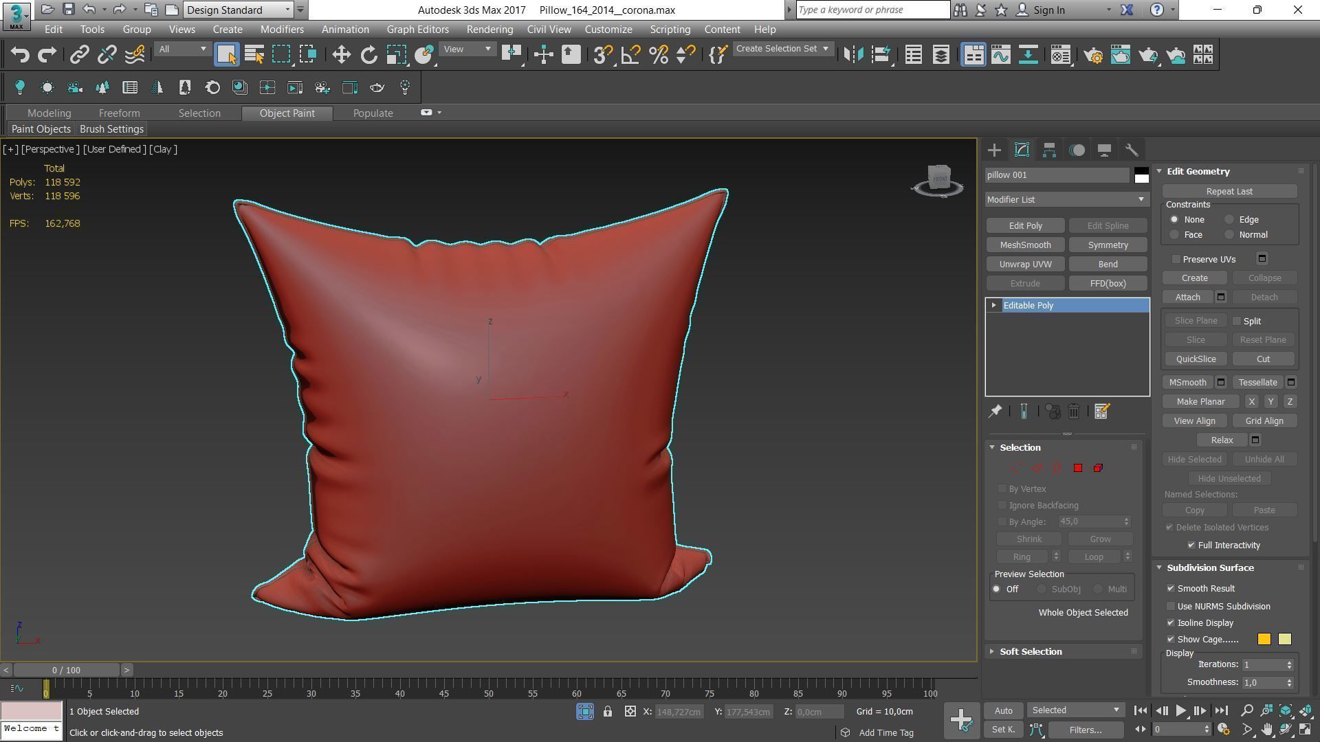 Decorative pillows Houzz set 164 3D model_4