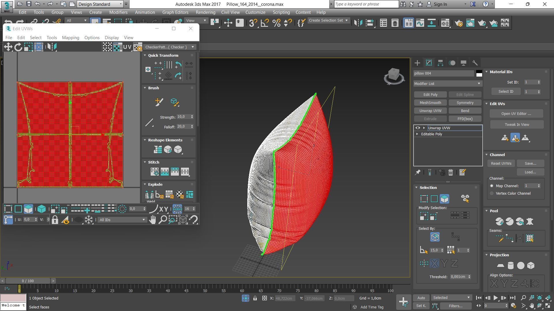 Decorative pillows Houzz set 164 3D model_12