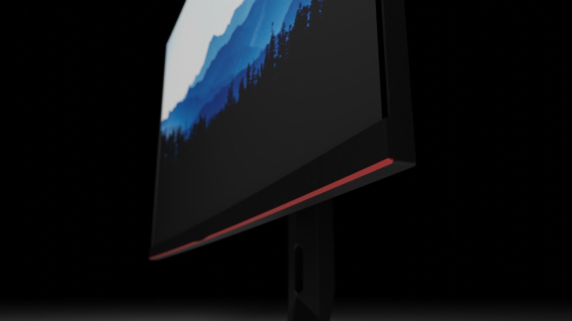 3D model AOC Q27G2G4 Monitor VR / AR / low-poly | CGTrader