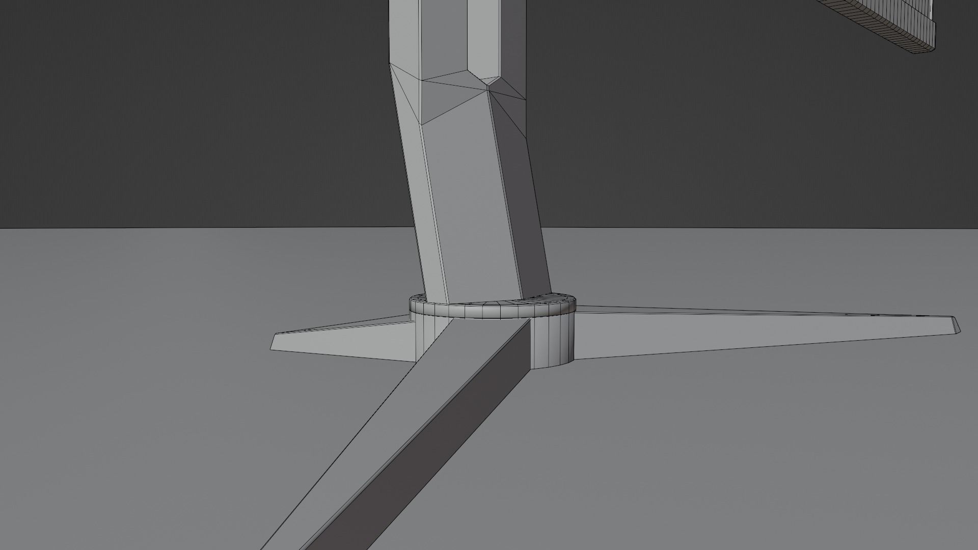 AOC Q27G2G4 Monitor Low-poly 3D model_5