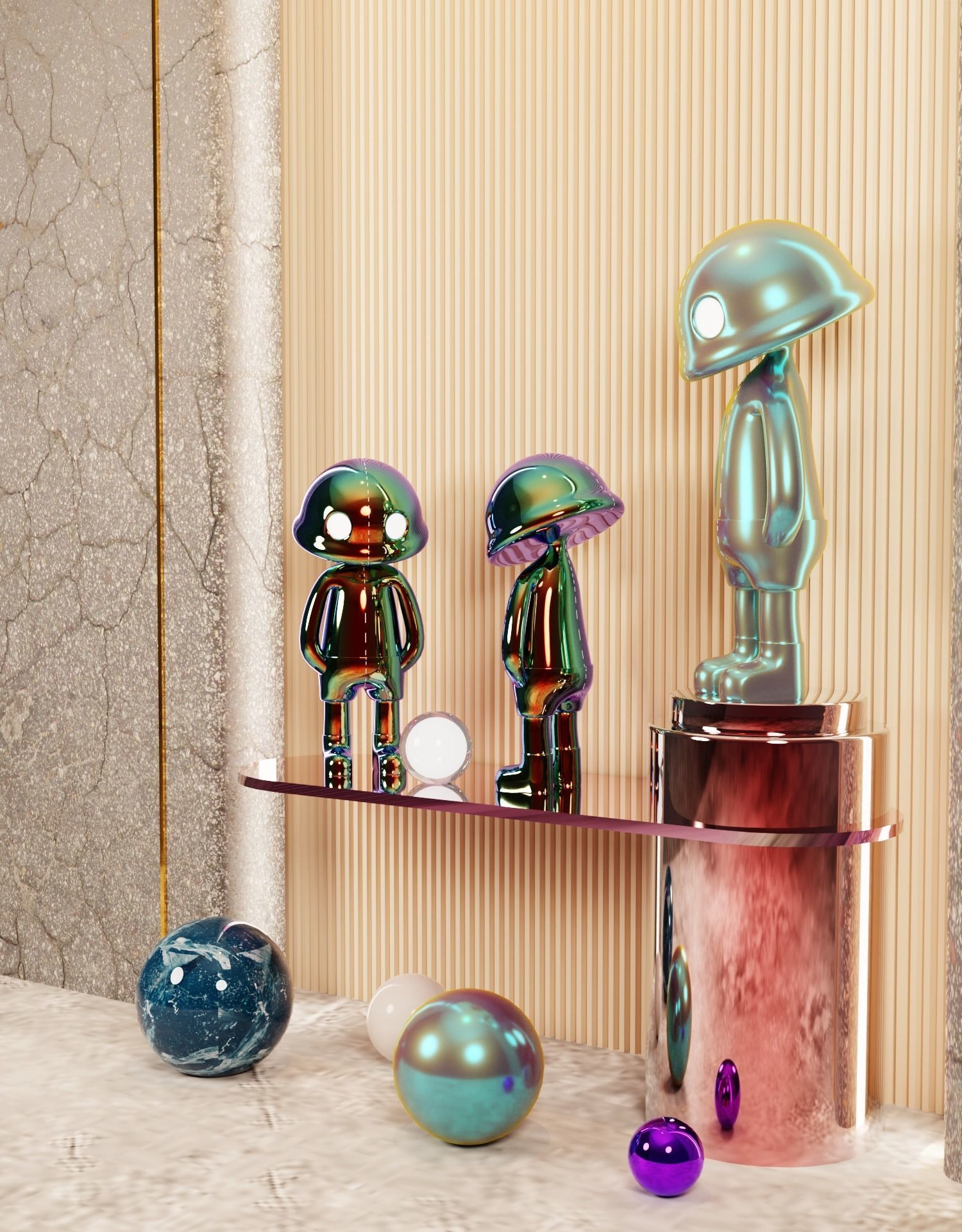 Display area II 3D model_4