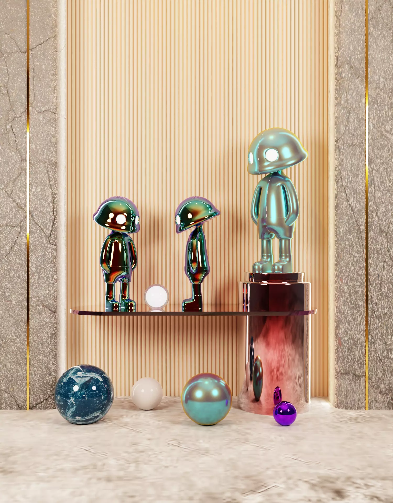 Display area II 3D model_0