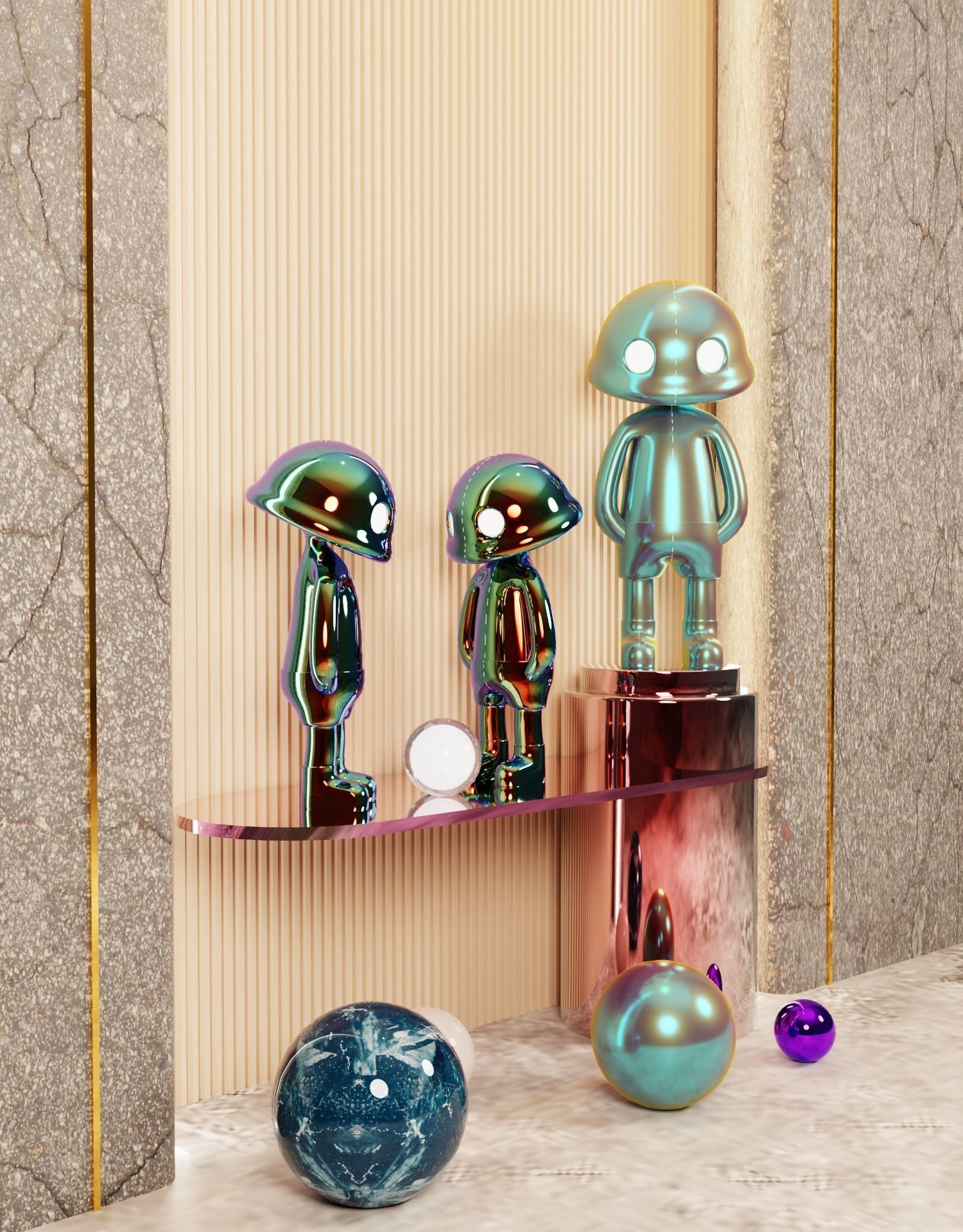 Display area II 3D model_5