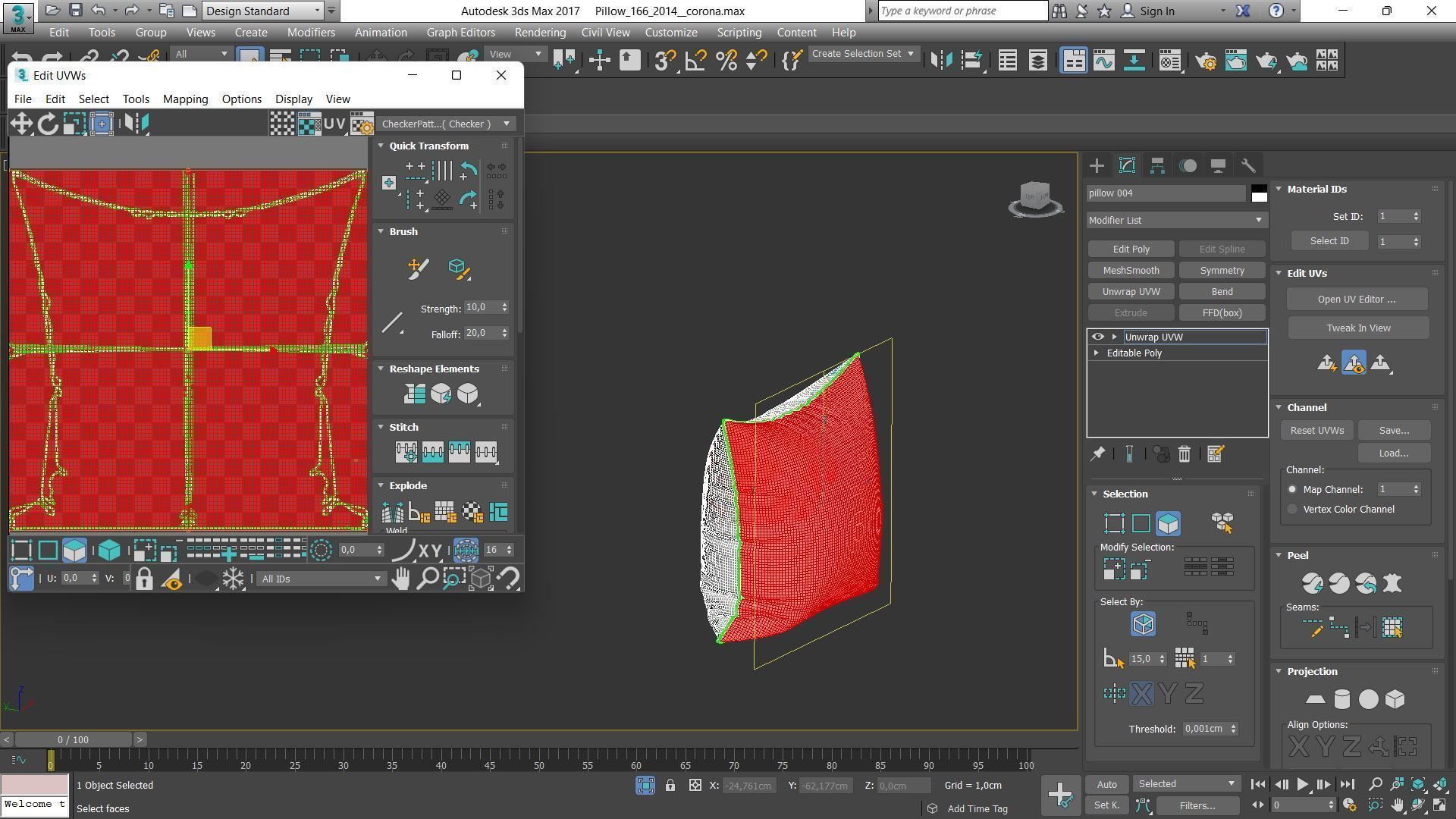 Decorative pillows Houzz set 166 3D model_20