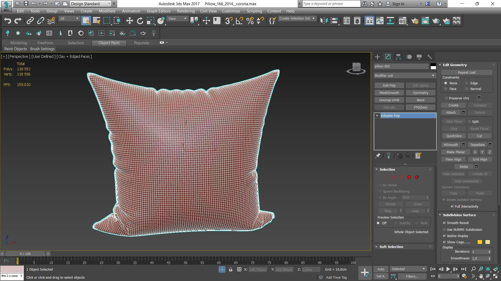 Decorative pillows Houzz set 166 3D model_21