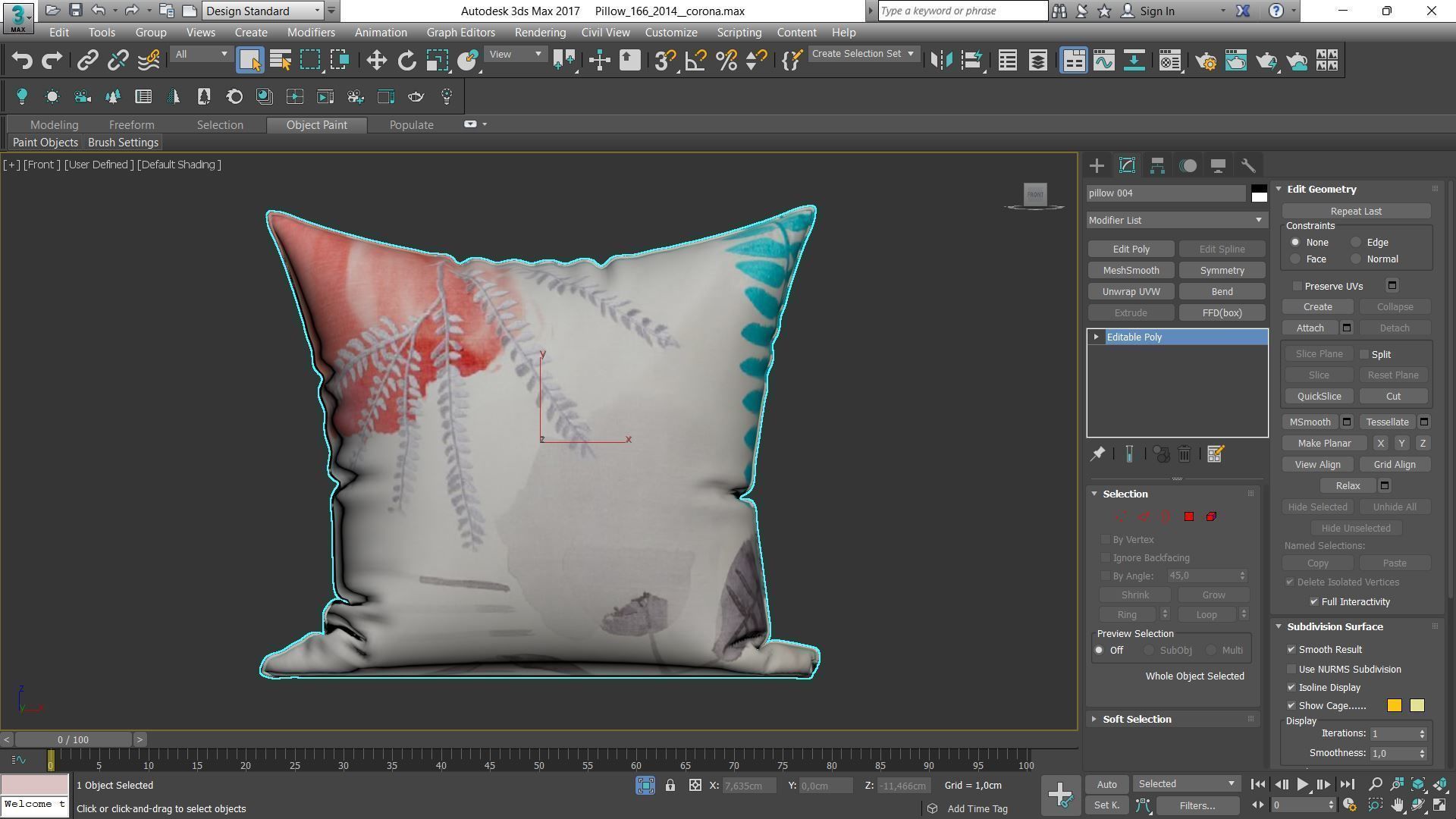 Decorative pillows Houzz set 166 3D model_15