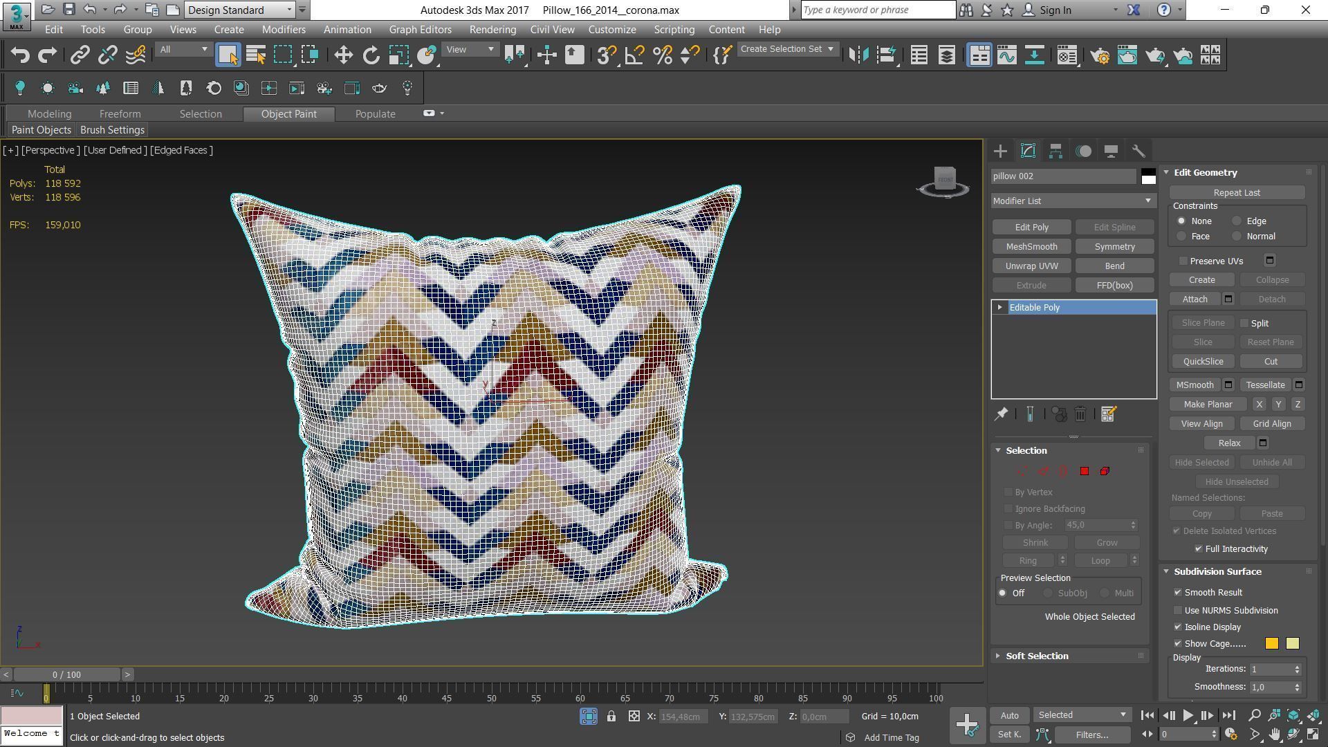 Decorative pillows Houzz set 166 3D model_13
