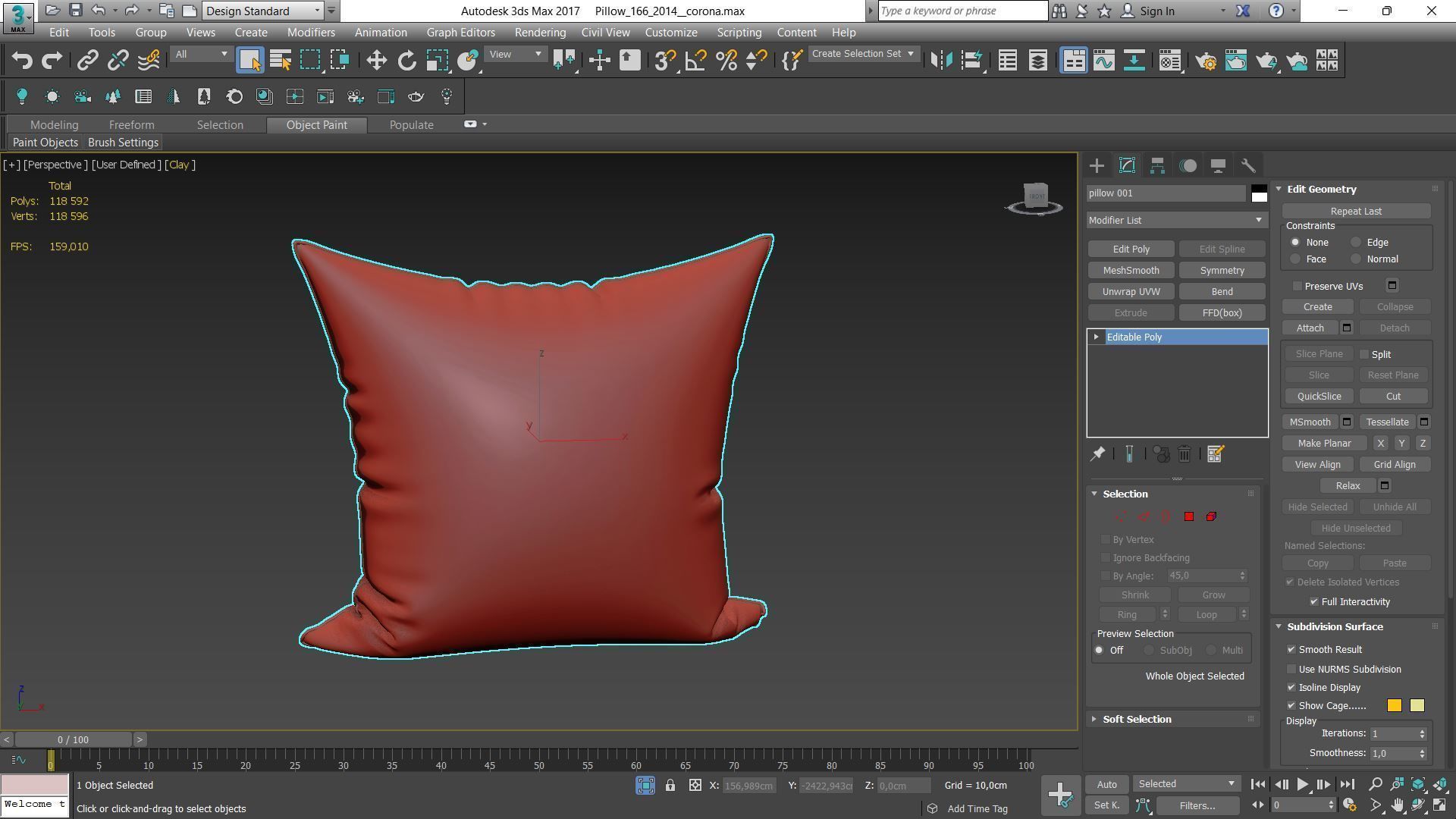 Decorative pillows Houzz set 166 3D model_12