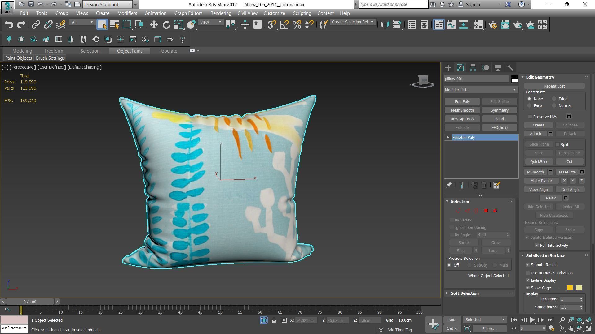 Decorative pillows Houzz set 166 3D model_8