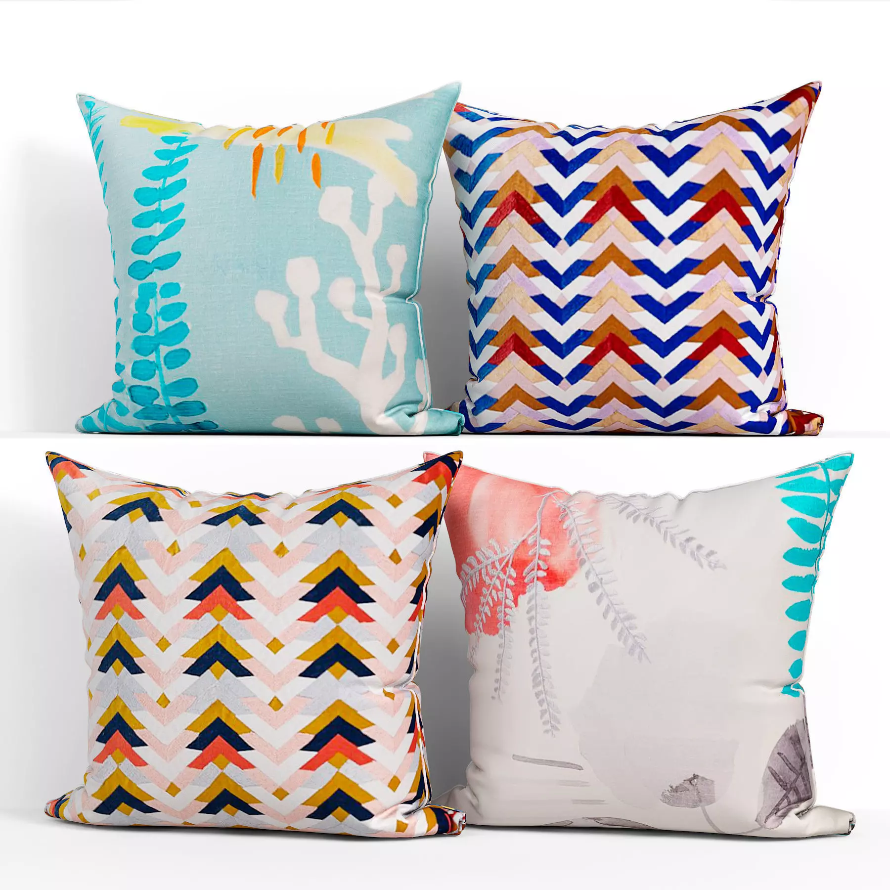 Decorative pillows Houzz set 166 3D model_0