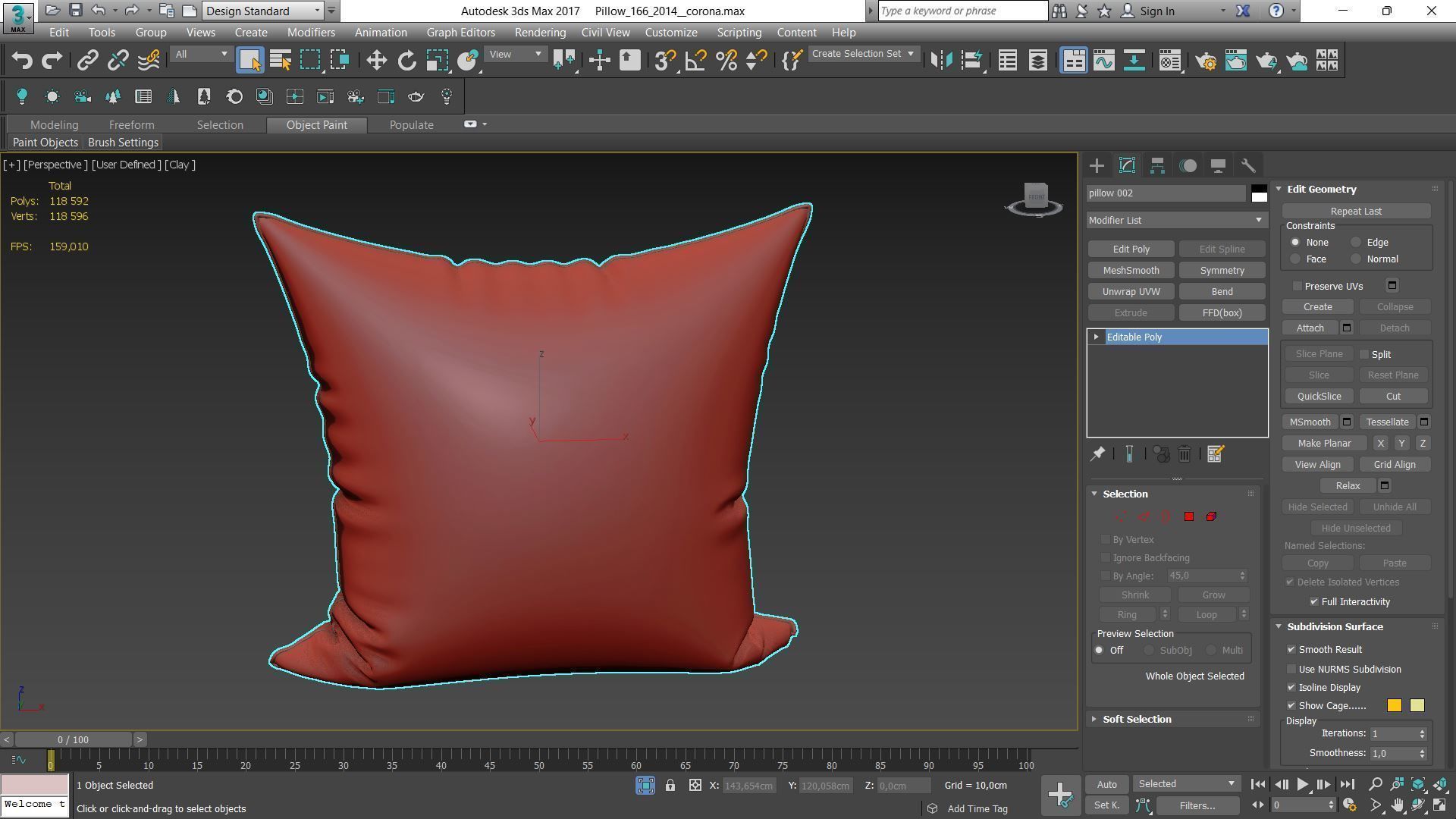 Decorative pillows Houzz set 166 3D model_17