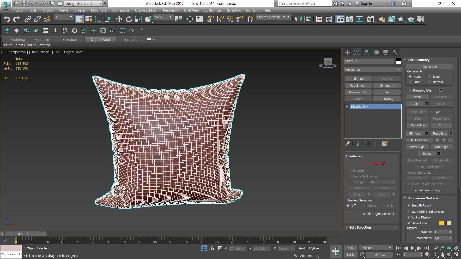 Decorative pillows Houzz set 166 3D model_16