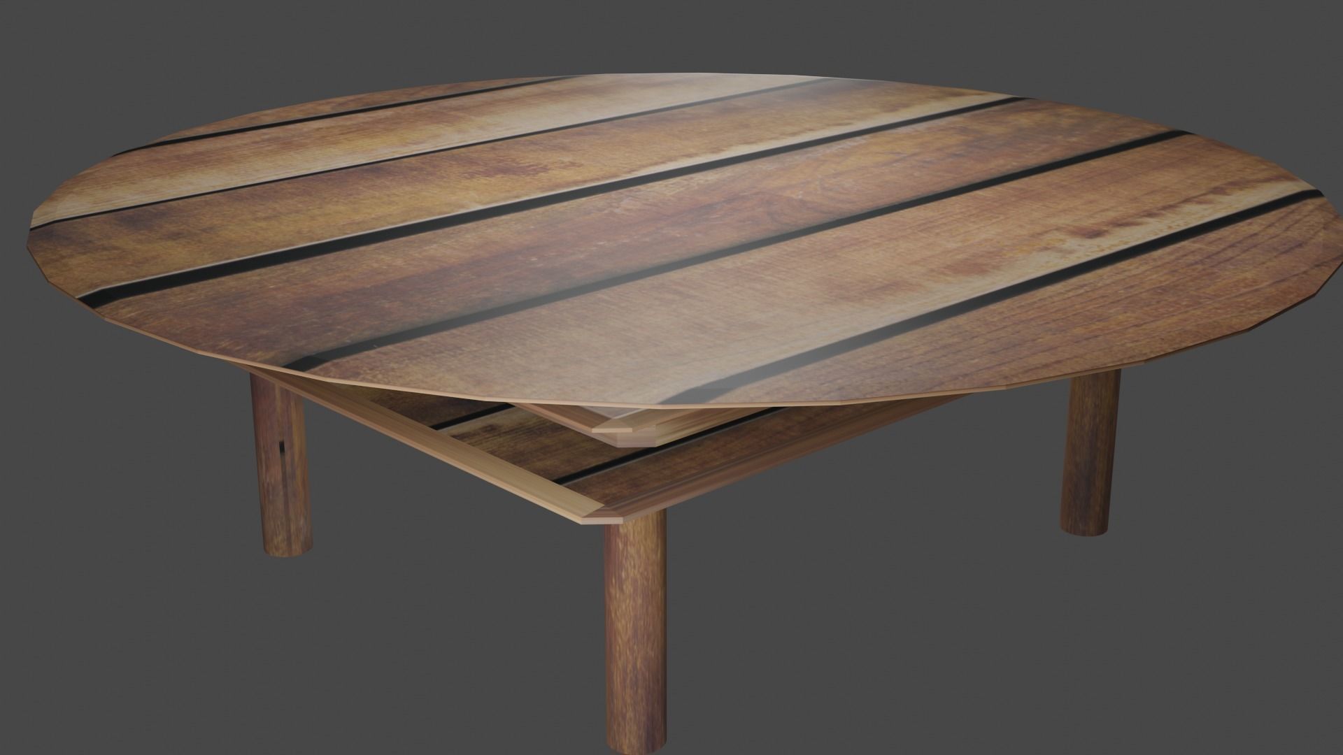 Table Blender  3D model_2