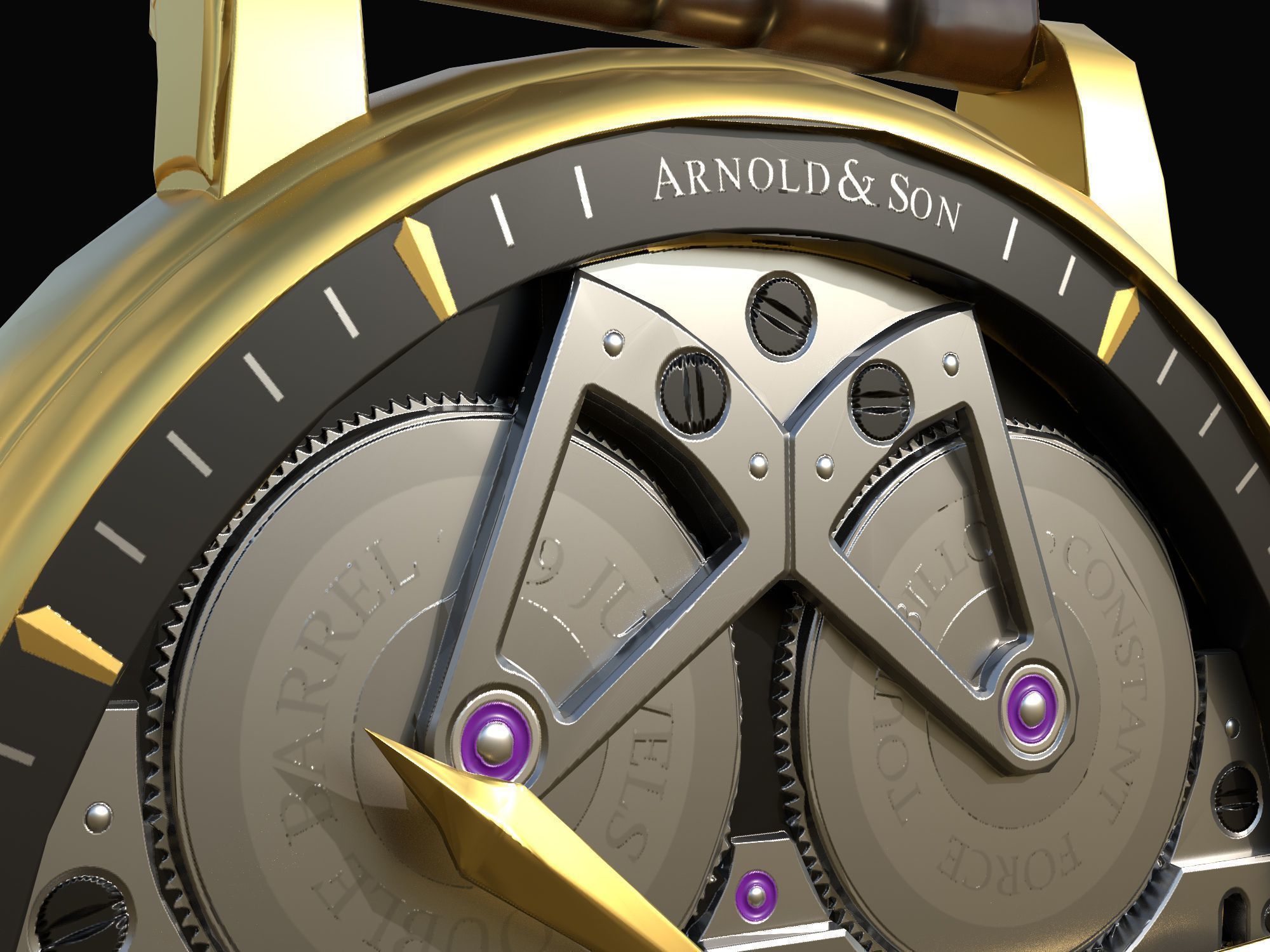 Watch 10 Low-poly Low-poly 3D model_10