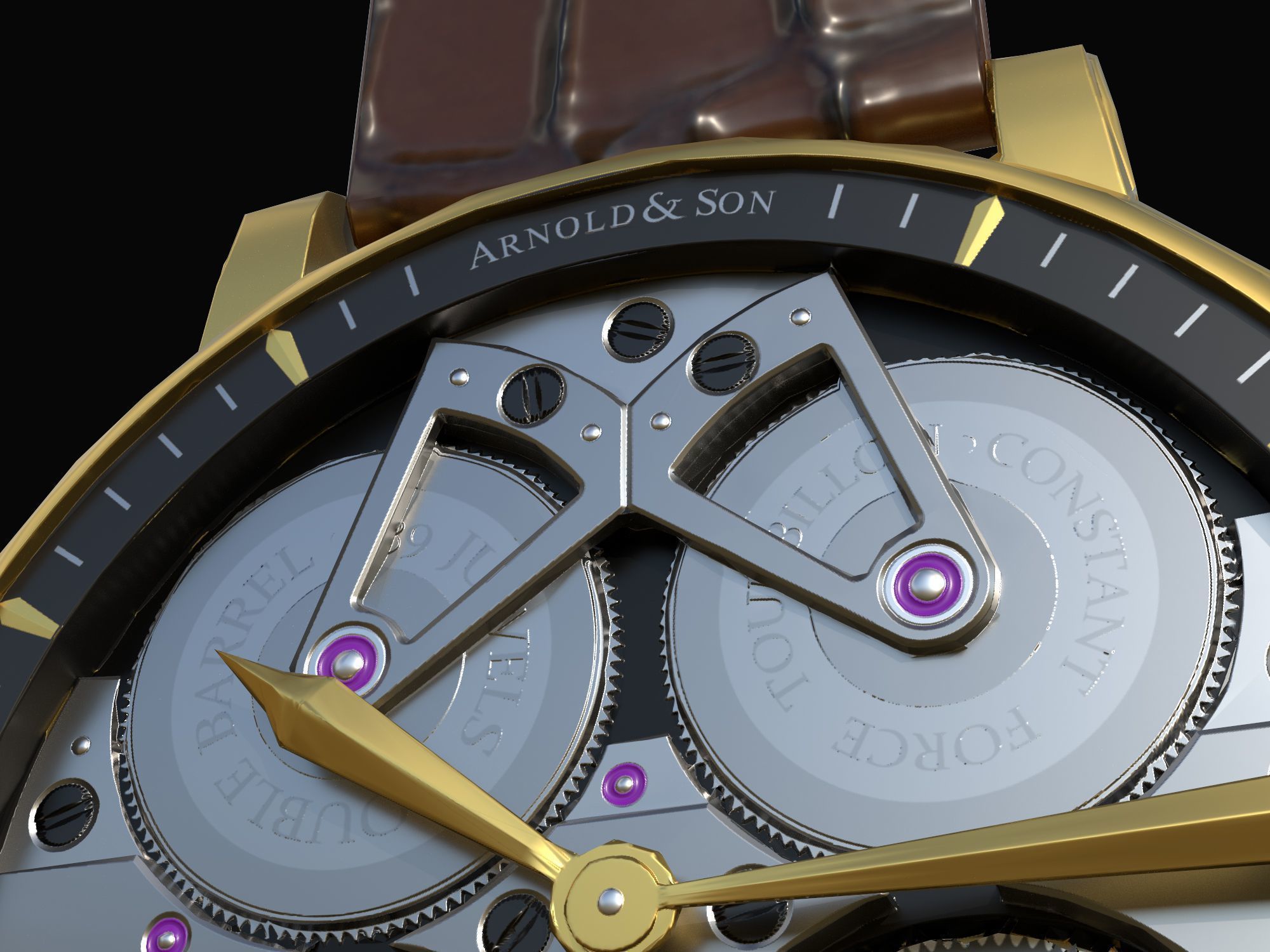 Watch 10 Low-poly Low-poly 3D model_9