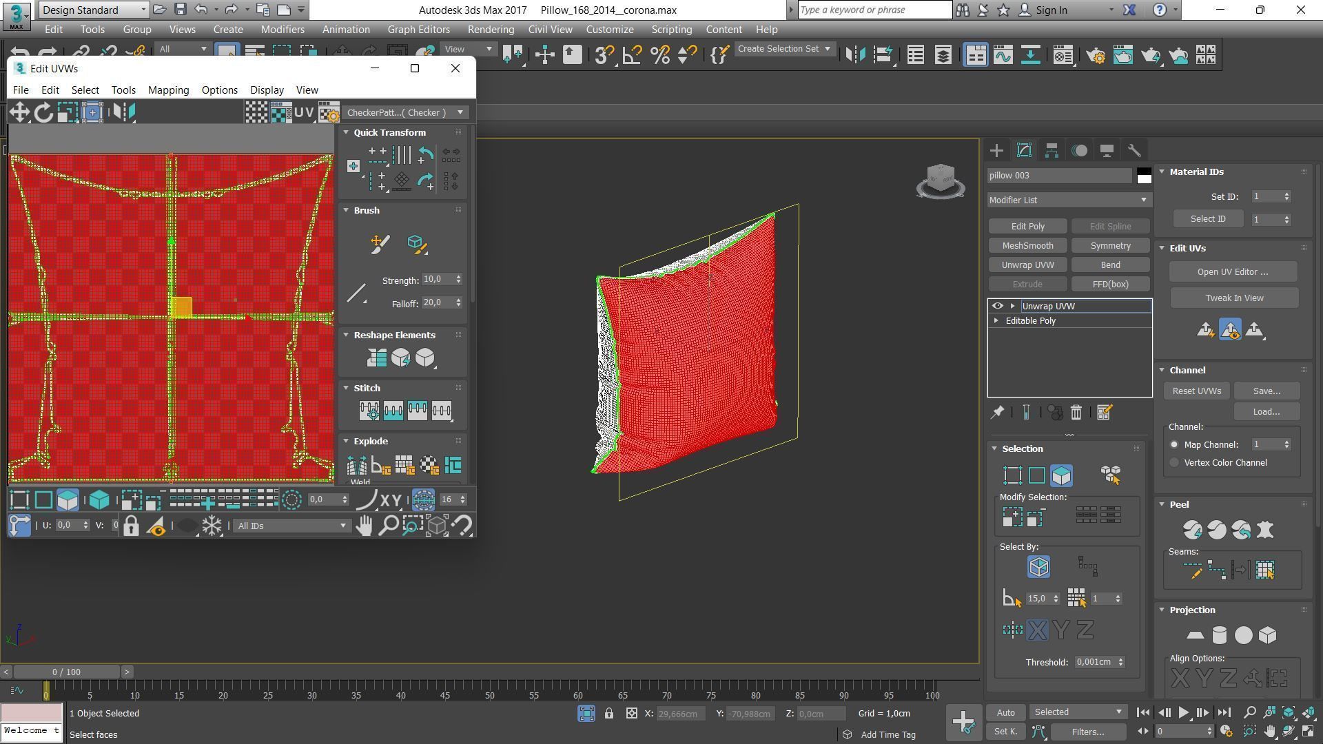 Decorative pillows Houzz set 168 3D model_12