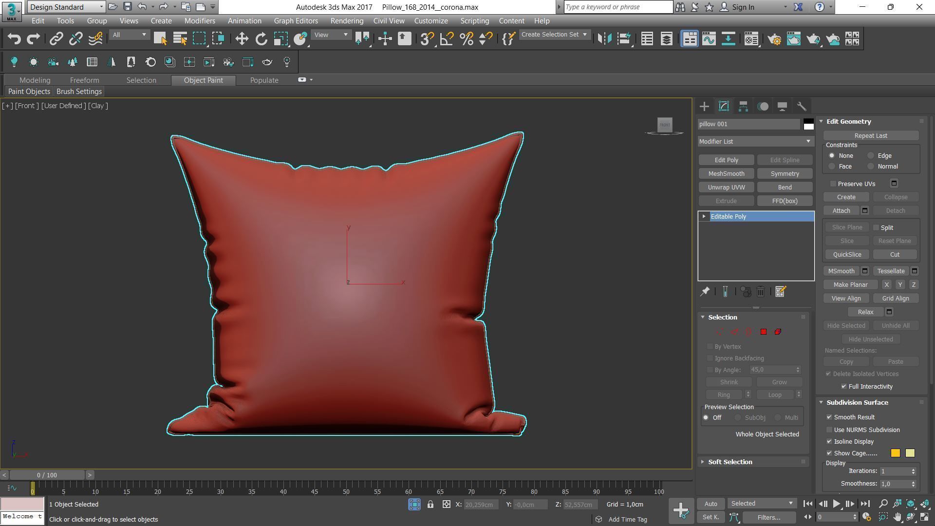 Decorative pillows Houzz set 168 3D model_4