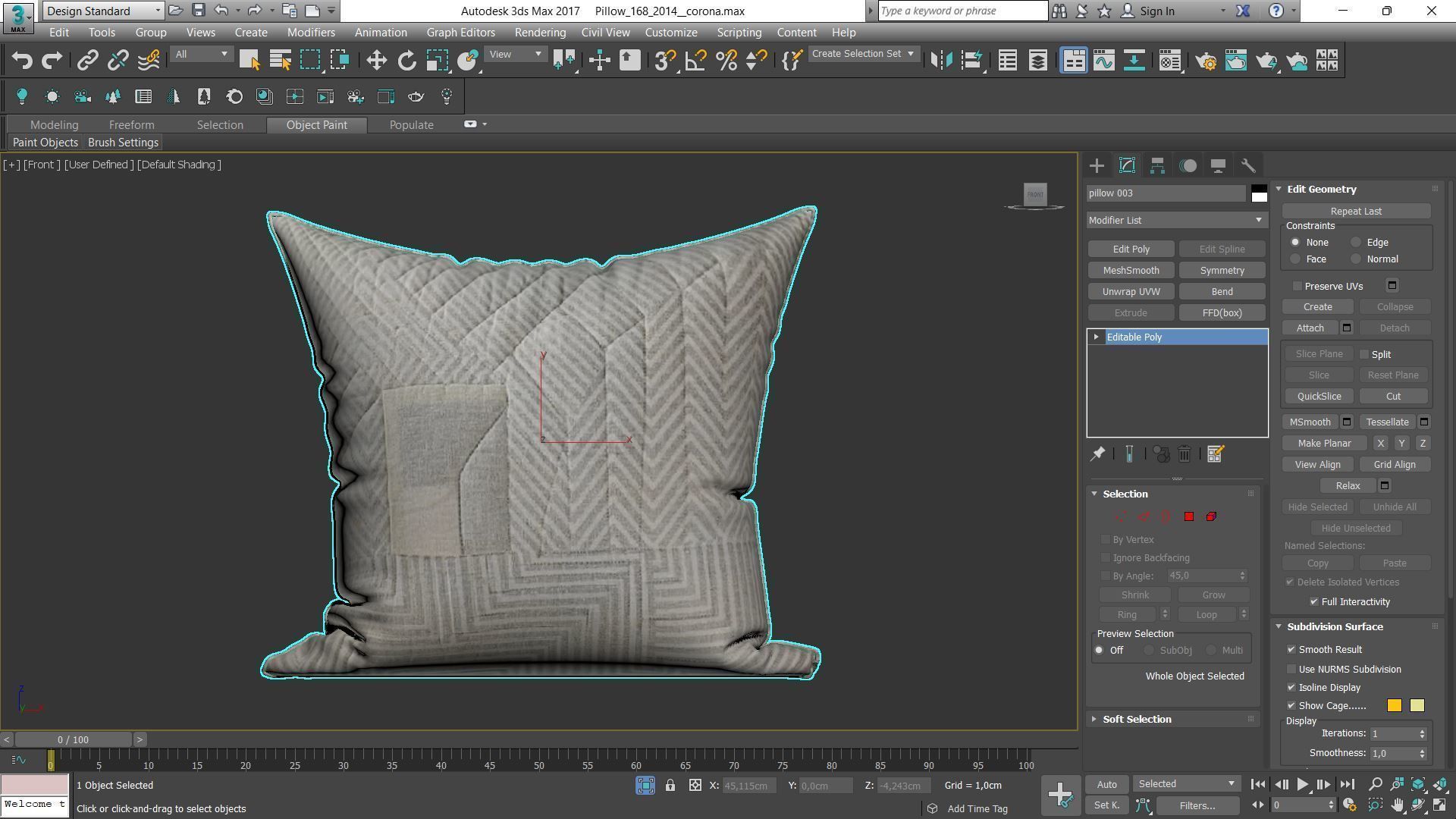 Decorative pillows Houzz set 168 3D model_10