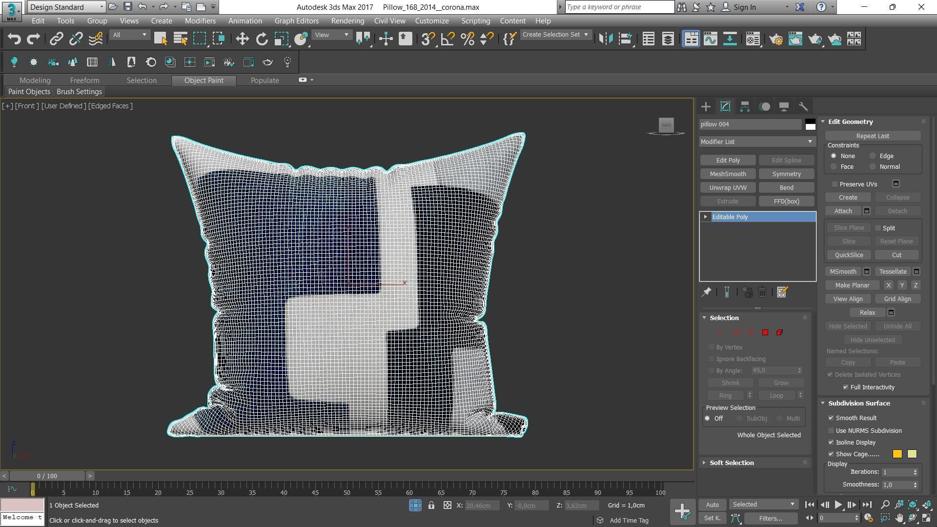 Decorative pillows Houzz set 168 3D model_9