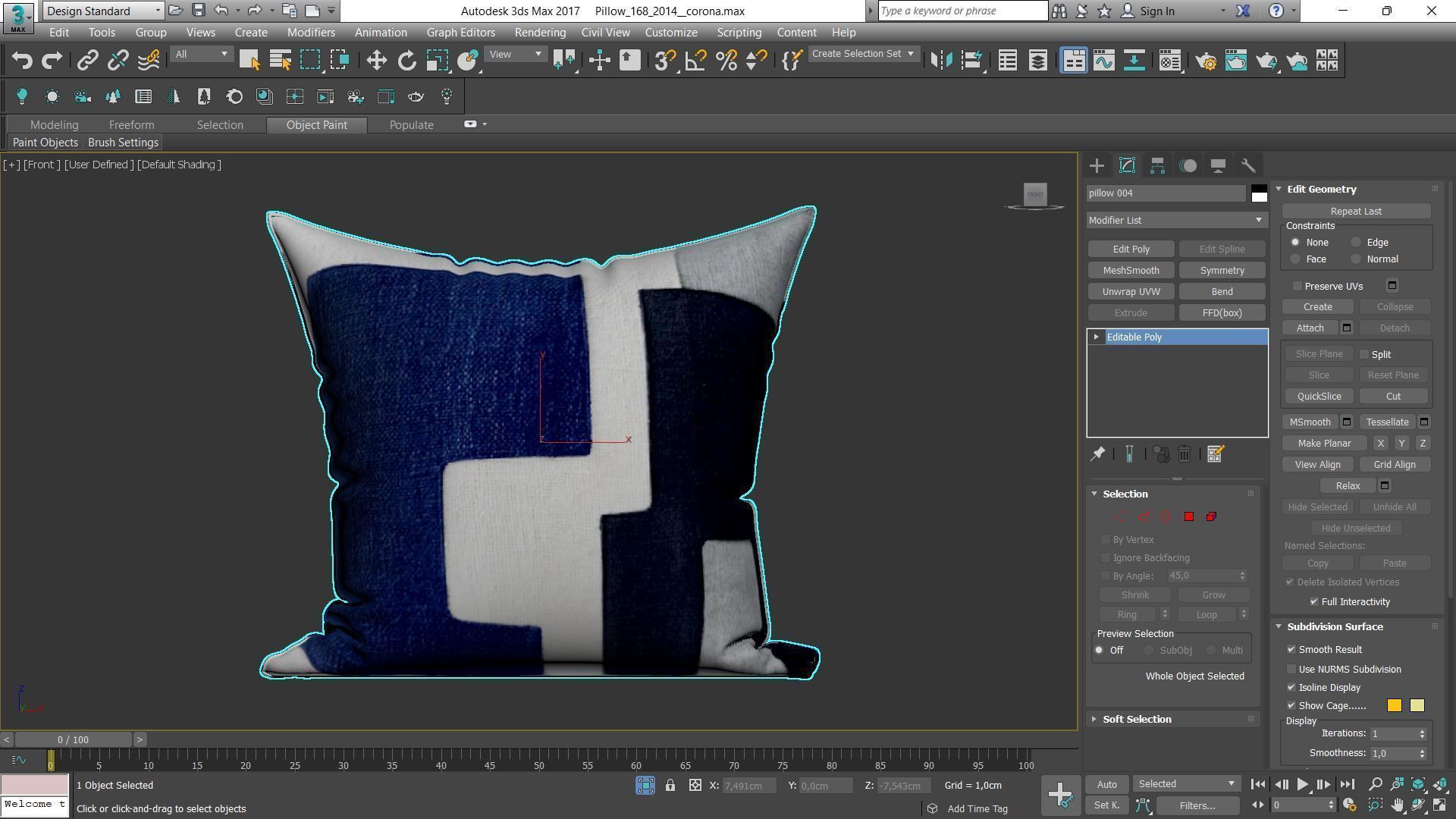 Decorative pillows Houzz set 168 3D model_8