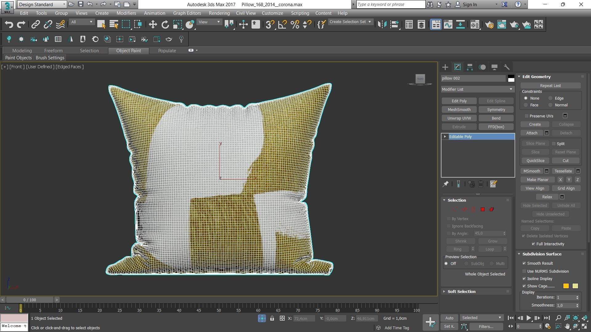 Decorative pillows Houzz set 168 3D model_7