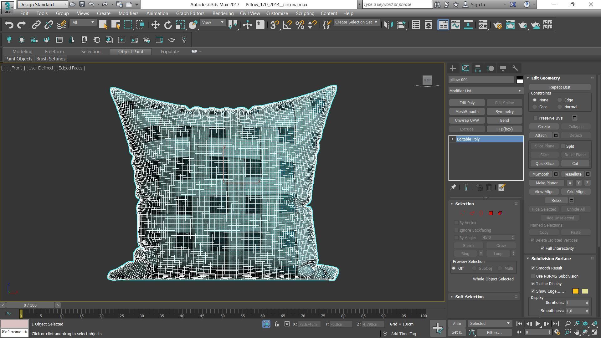 Decorative pillows Houzz set 170 3D model_11
