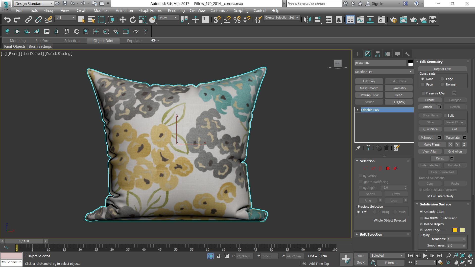 Decorative pillows Houzz set 170 3D model_6