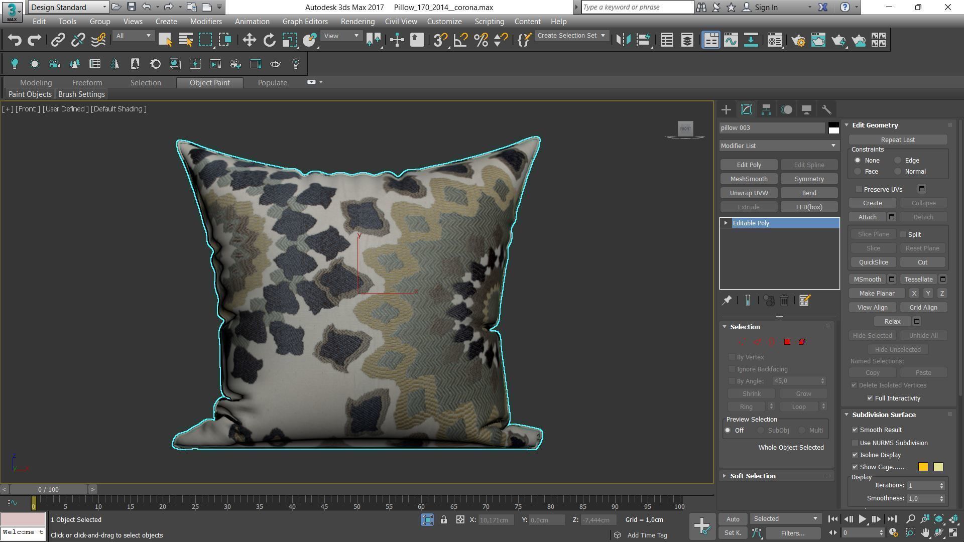 Decorative pillows Houzz set 170 3D model_8