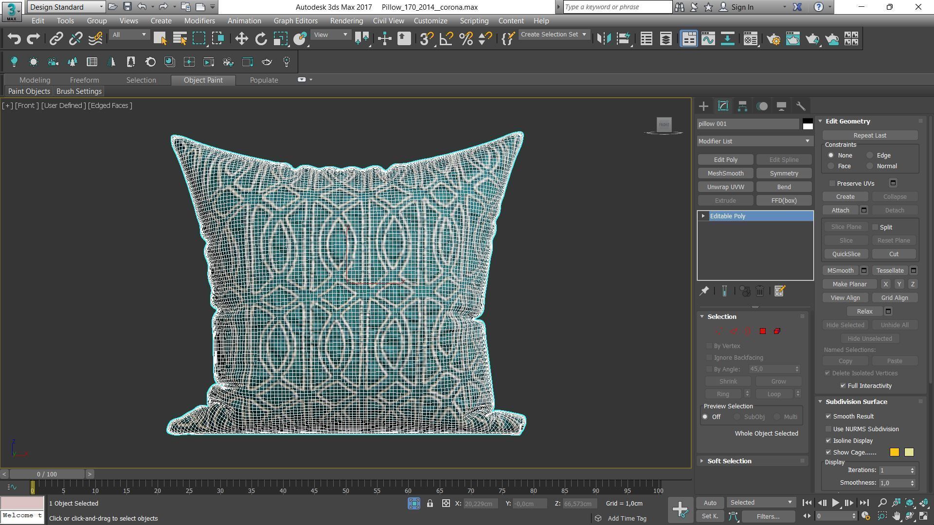 Decorative pillows Houzz set 170 3D model_3