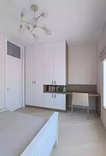 Simple guest bedroom