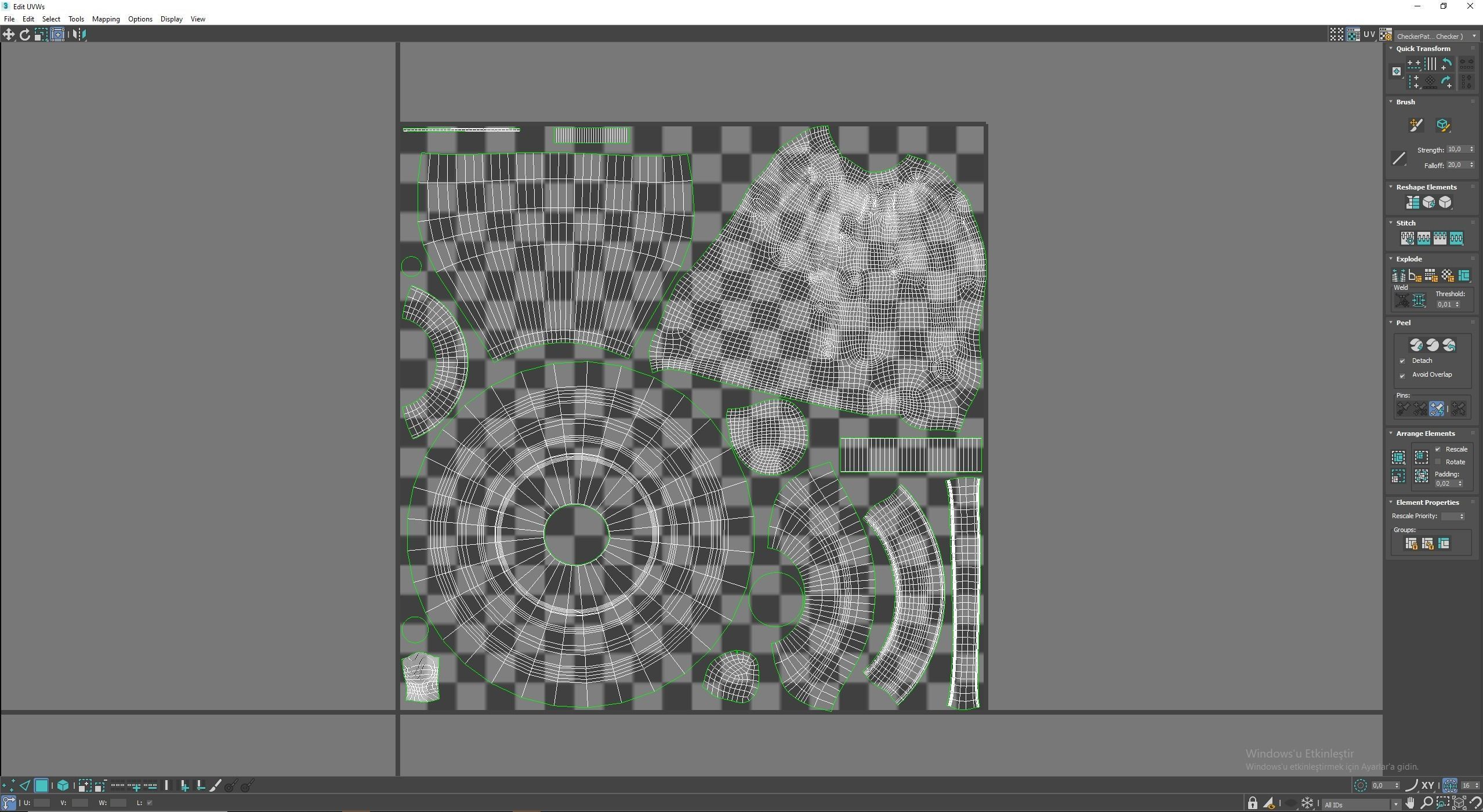 Candle Holder  Low-poly 3D model_7