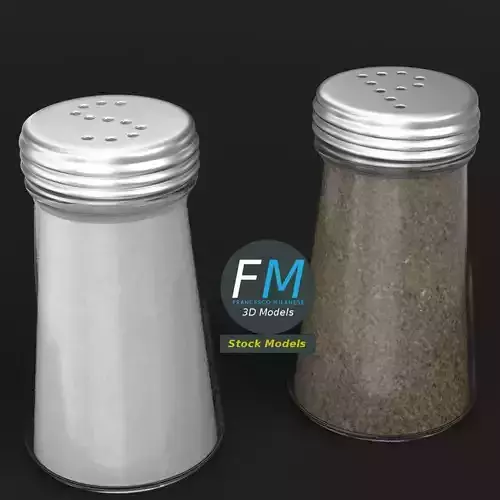 Salt and pepper 3 3D model