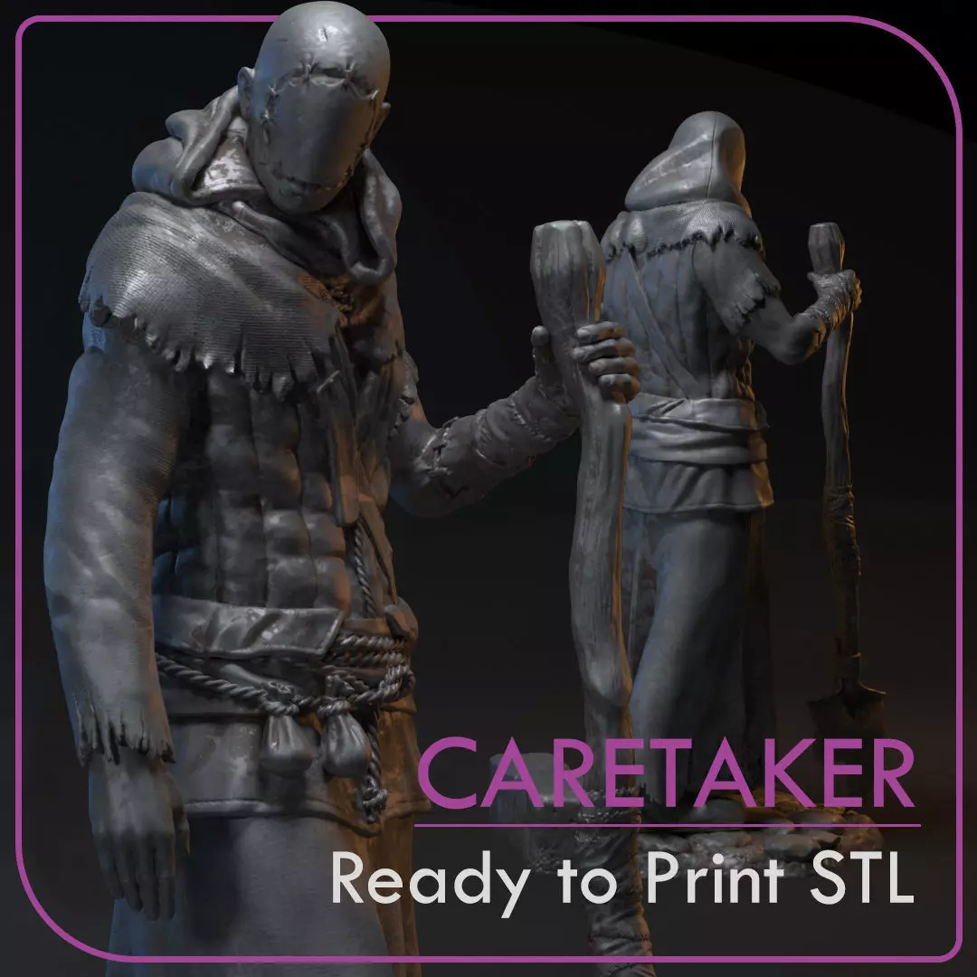 The Caretaker Ready to print 3D print model
