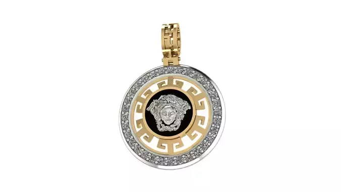 pr3 Medusa Gorgon pendant