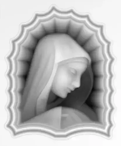 Profile of Virgin Mary