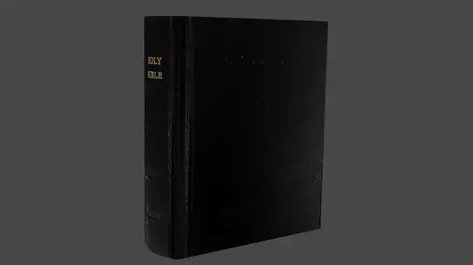Bible book with Blender 3D model