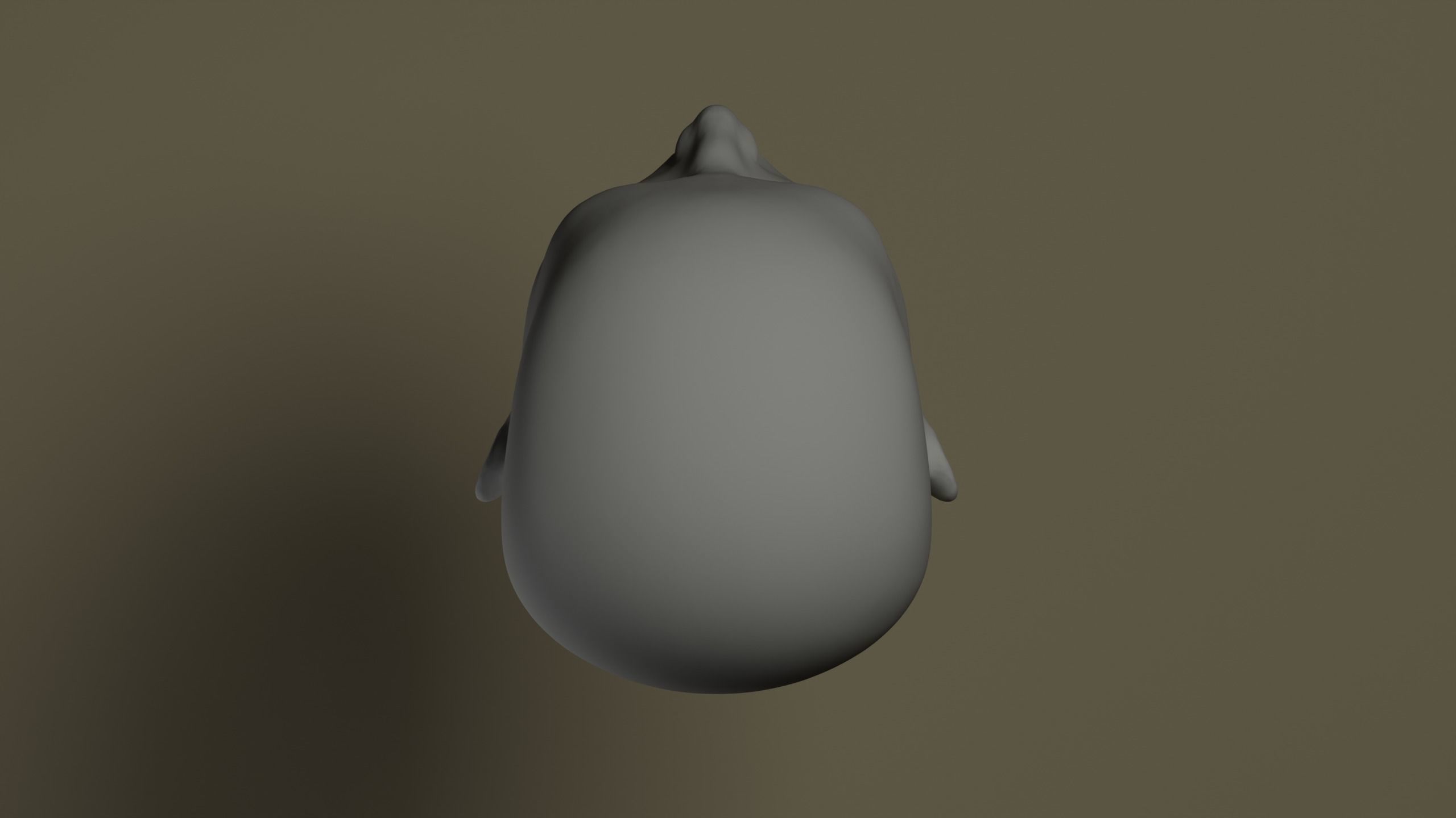 Male head Free 3D model_2