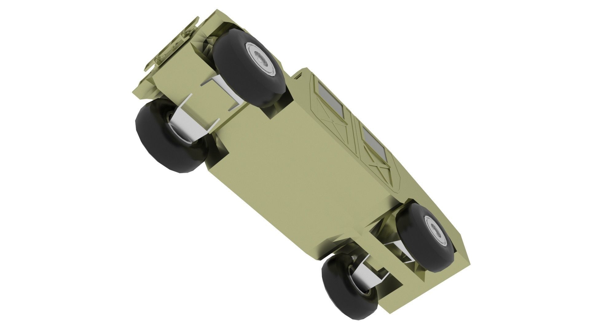 HMMWV Military Humvee 3D model_13