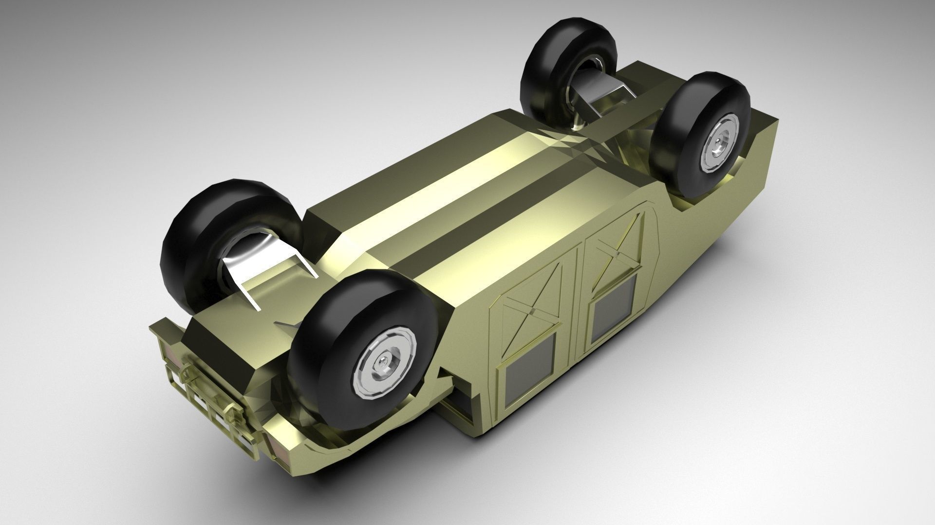 HMMWV Military Humvee 3D model_6