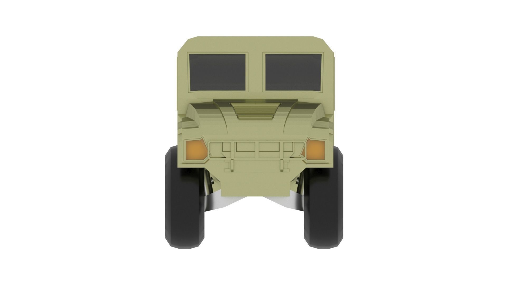 HMMWV Military Humvee 3D model_17