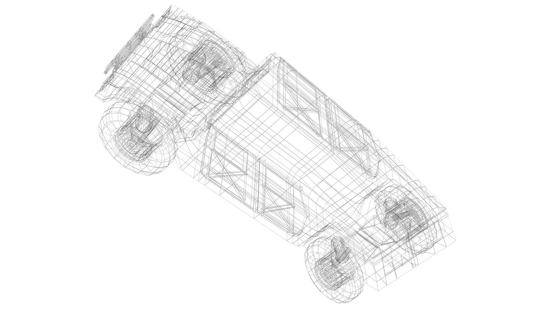 HMMWV Military Humvee 3D model_23