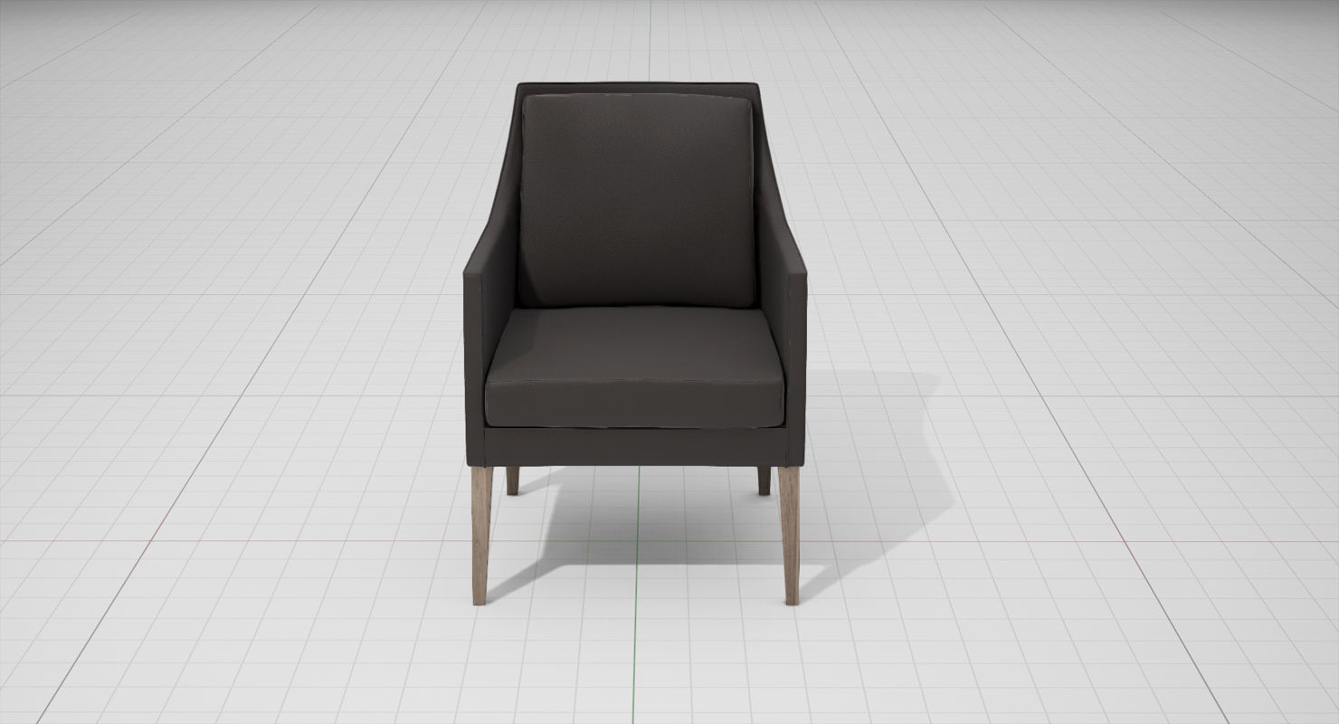 Flexform Pat Chair UE4 Low-poly 3D model_7