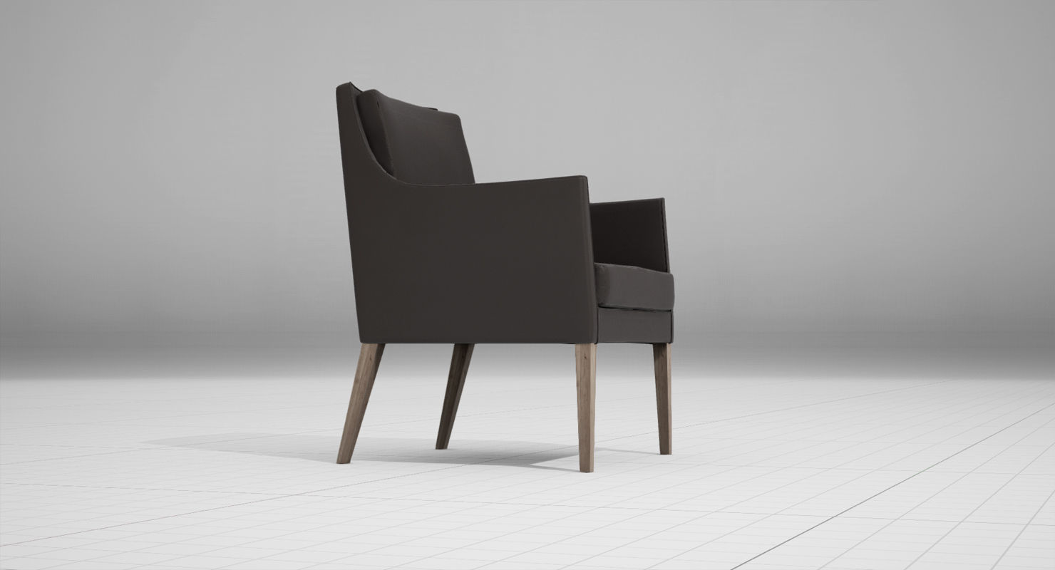Flexform Pat Chair UE4 Low-poly 3D model_3