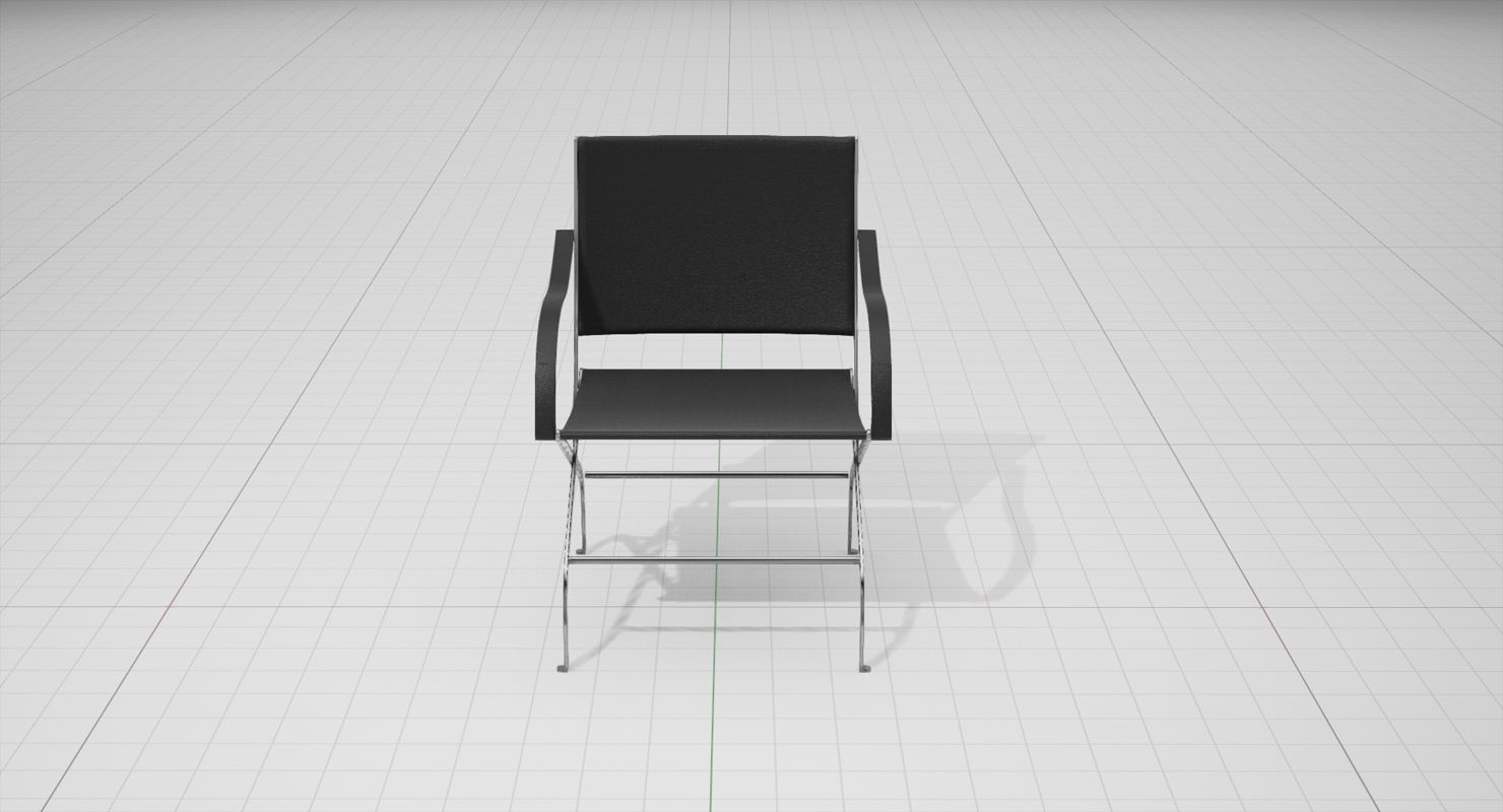 Flexform Carlotta Chair UE4 Low-poly 3D model_8