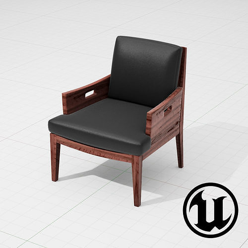 Flexform Betty Chair UE4 Low-poly 3D model