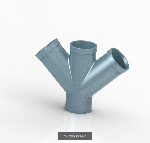 PVC FITTING PACK 3D Model Collection_1