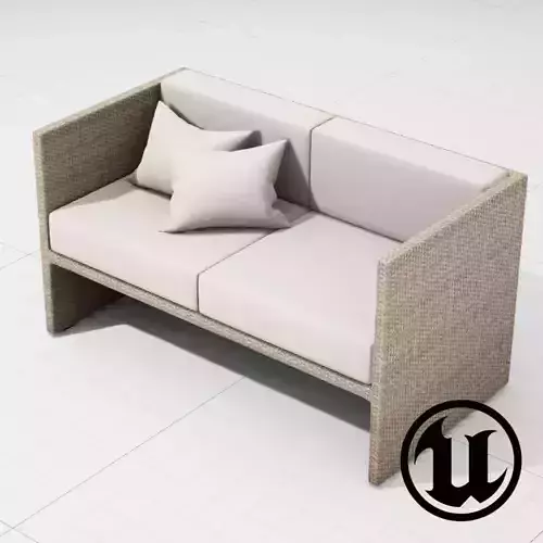 Patio Furniture 002 Sofa 001 UE4